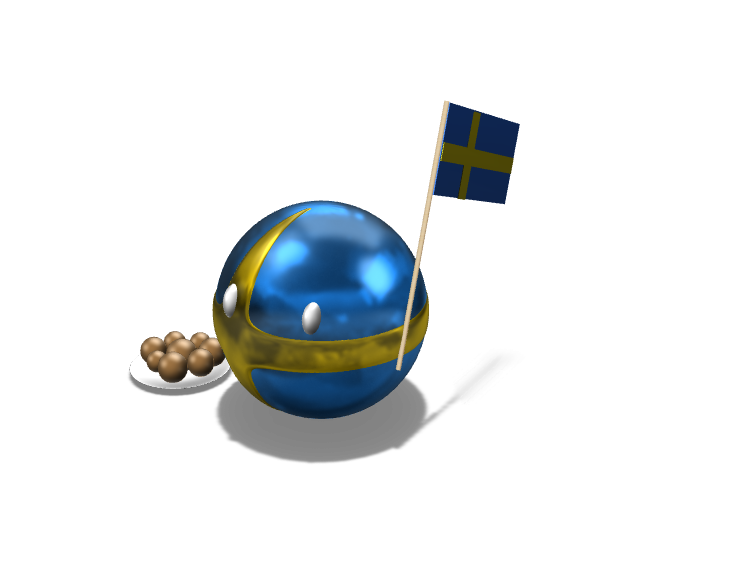Swedenball - 3D design by Lars_Varjøtie Oct 15, 2017 Swedenball - 3D design by Lars_Varjøtie Oct 15, 2017