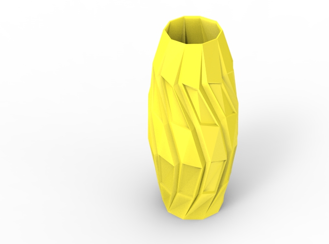 Polybevel Vase - 3D design by Jagrut Kaptan on Sep 7, 2017 Polybevel Vase - 3D design by Jagrut Kaptan on Sep 7, 2017