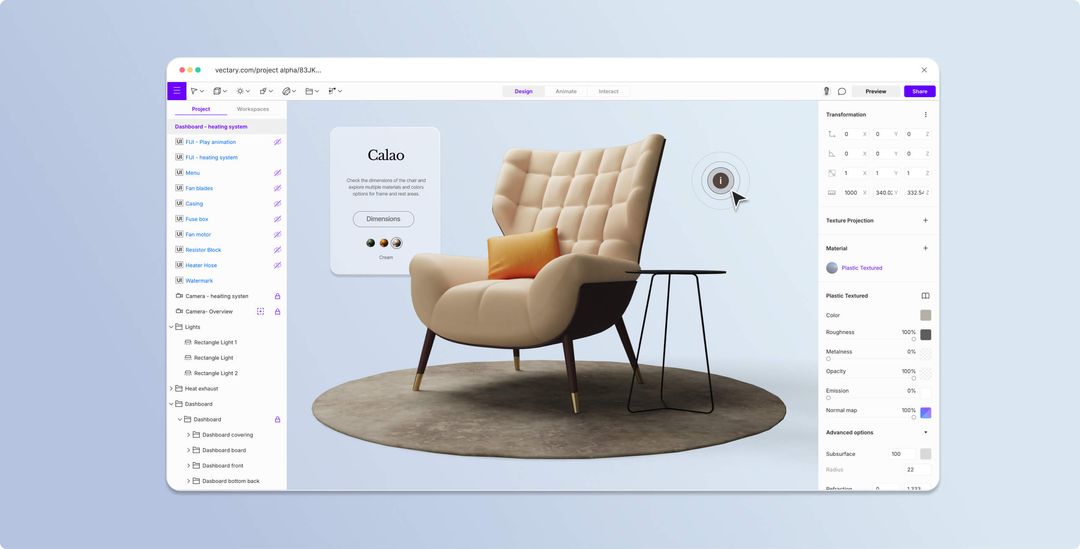 3D Design | Vectary Studio