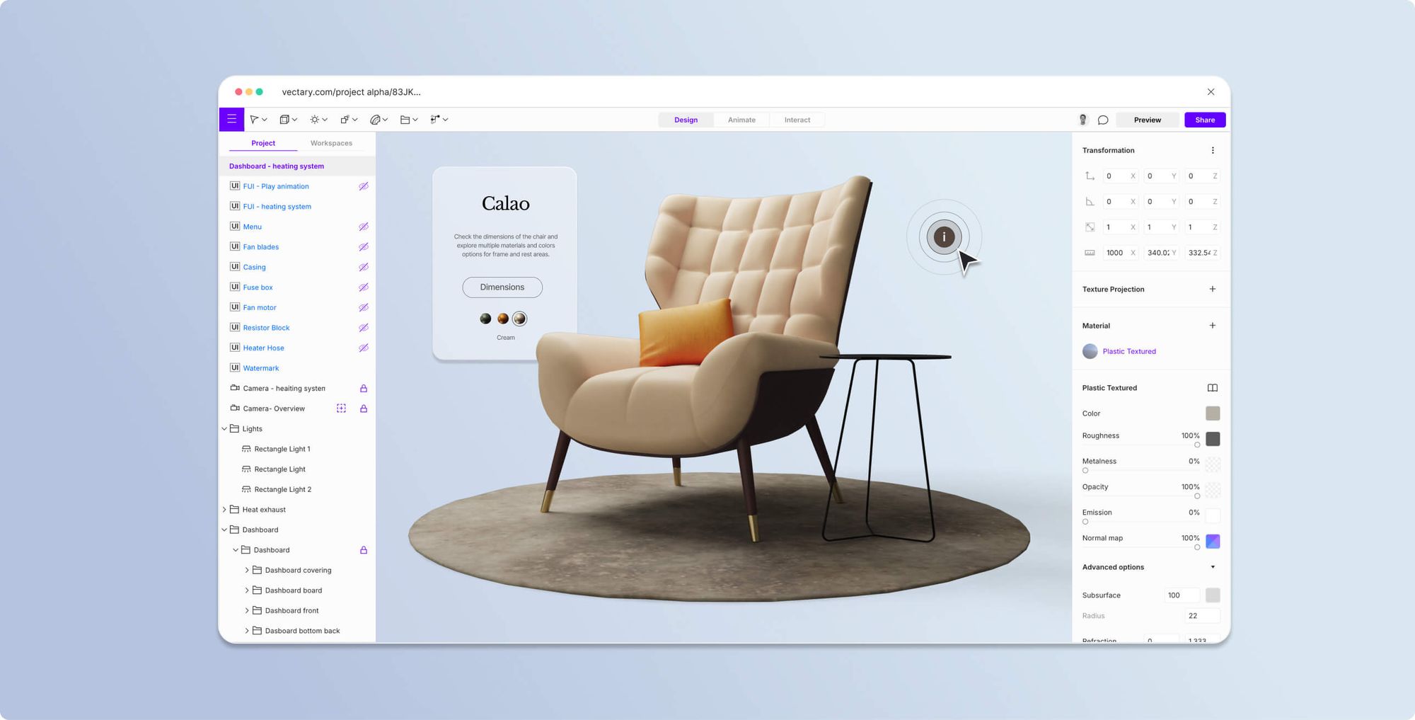 3D Design | Vectary Studio