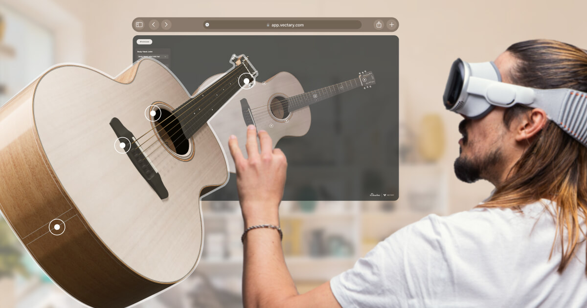 Vectary | Interactive product visualization for Apple Vision Pro
